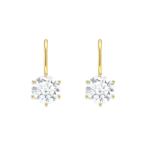 Ohrschmuck*Thomas Sabo Ohrhänger Damen Großer Weißer Zirkonia Vergoldet H2287-414-14