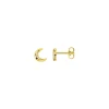 Ohrschmuck*Thomas Sabo Ohrstecker Damen Mondförmig mit Steinen Vergoldet SCH150335
