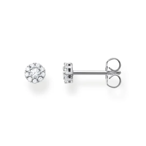 Ohrschmuck*Thomas Sabo SCH150320 Ohrstecker Damen Ohrstecker Weiße Steine Zirkonia Silber