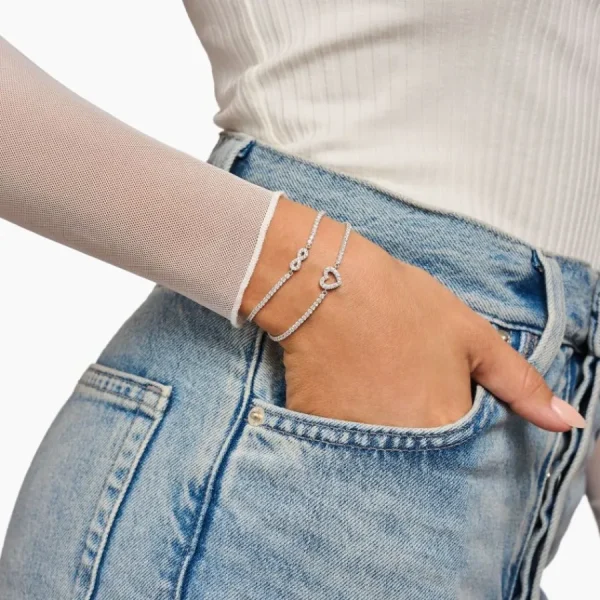 Armbänder & Armreife*Thomas Sabo Tennisarmband Infinity Zirkonia Silber A2176-051-14-L19V