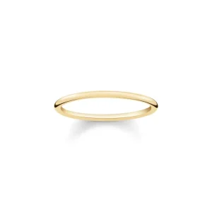 Ringe*Thomas Sabo TR2123-413-12 Ring Damen Klassik Eleganz Silber Gelbgold Vergoldet