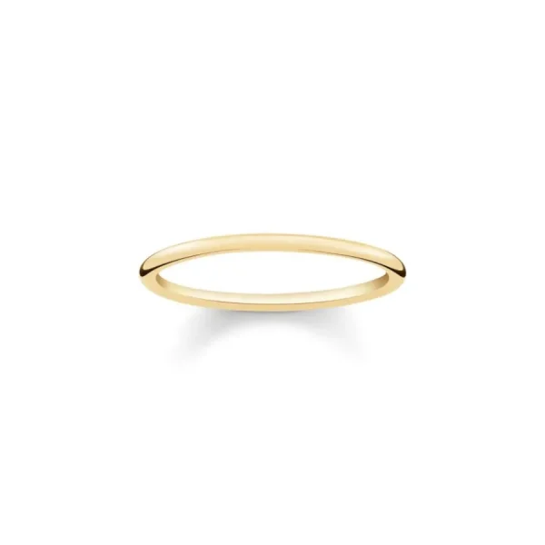 Ringe*Thomas Sabo TR2123-413-12 Ring Damen Klassik Eleganz Silber Gelbgold Vergoldet