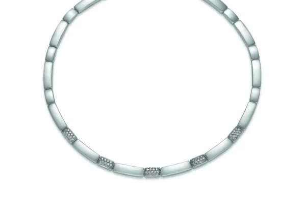 Halsketten* Viventy 774628 Halskette Collier Damen Zirkonia Sterling-Silber 43 cm