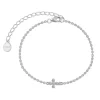 Armbänder & Armreife*Xenox Armband Damen Kreuz mit Zirkonia Sterlingsilber XS10044