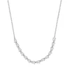 Halsketten*Xenox Halskette Damen Dewdrop Zirkonia Sterlingsilber 45 cm XS91669