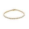 Armbänder & Armreife*Xenox Tennisarmband Damen Krappe Zirkonia Vergoldet 18,5 cm XS2046G/L