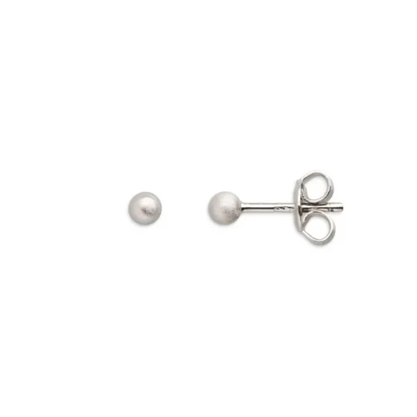 Ohrschmuck*Xenox XS3505N Ohrringe Ohrstecker Modern Classic Sterling-Silber Matt Ø 3 mm