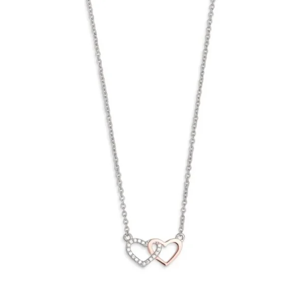 Halsketten*Xenox XS2921R Kette mit Anhänger Damen Happy Hour Silber Rosé-Gold